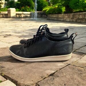 Rudsak Men’s Sneakers Shoes Black Leather Lace Up  Size 41 Or Size 8 US